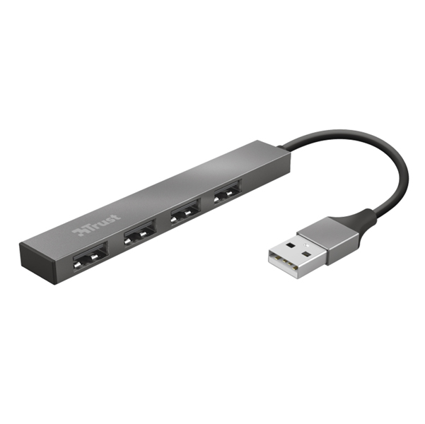 MD_91166 Hub Mini 4 porte Halyx - alluminio - Trust - immagine 1