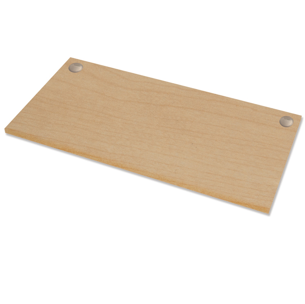 MD_91270 Piano di lavoro per scrivania Cambio - 160 x 80 x 2,5 cm - acero - Fellowes - immagine 1