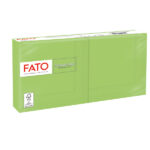 Tovagliolo - carta - 24 x 24 cm - 2 veli - verde mela - Fato - conf. 100 pezzi