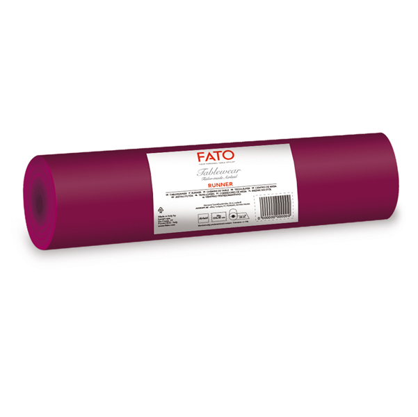 MD_91361 Runner linea AirLaid - 0,40 x 24 mt - bordeaux - Fato - immagine 1