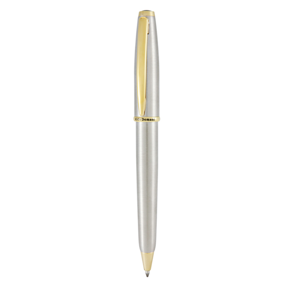 MD_91493 Penna sfera Aldo Domani - punta M - fusto silver - Monteverde - immagine 1