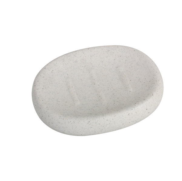MD_91557 Portasapone linea Stone - bianco - King Collection - immagine 1