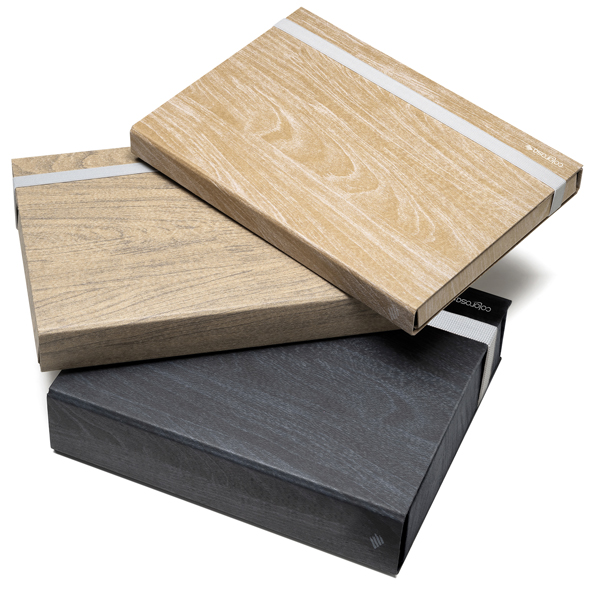 MD_91619 Cartella portaprogetto Wood - 24,5 x 35 cm - dorso 3 cm - colori assortiti - Colorosa - immagine 1