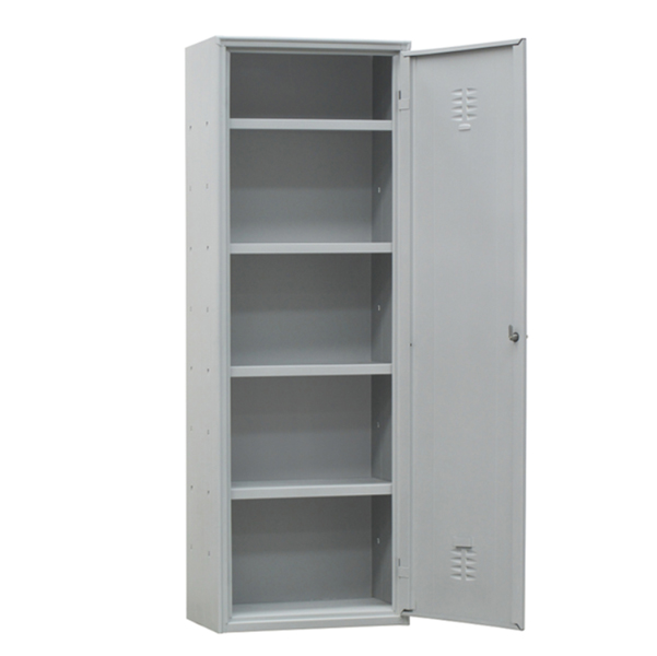 MD_91661 Armadio multiuso in metallo - a 1 anta - 60 x 40 x180 cm - grigio - Fasma - immagine 1