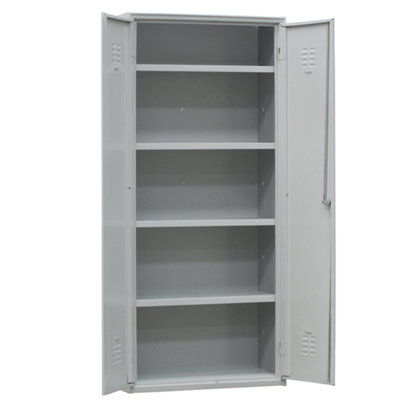 MD_91662 Armadio multiuso in metallo - a 2 ante - 80 x 40 x180 cm - grigio - Fasma - immagine 1