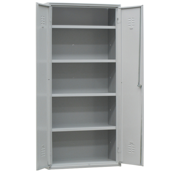 MD_91663 Armadio multiuso in metallo - a 2 ante - 100 x 40 x180 cm - grigio - Fasma - immagine 1