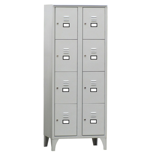 MD_91665 Armadio casellario in metallo - 8 vani - 70 x 50 x 180 cm - grigio - Fasma - immagine 1