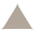 Tenda a vela triangolare ombreggiante - 3,6 x 3,6 x 3,6 m - PL - tortora - X-Robust
