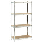 Scaffale in metallo e MFD - 4 ripiani - X-Robust