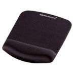 Mousepad con poggiapolsi in FoamFusion Microban PlusTouch - nero - Fellowes
