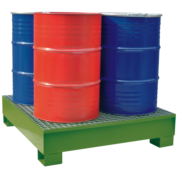 MD_91900 Vasche di raccolta - a tenuta stagna - 4 fusti - 134 x 125 x 30 cm - Carvel - immagine 1