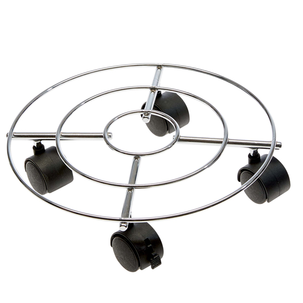MD_91935 Trolley portavaso in acciaio - Ø 30 cm - Verdemax - immagine 1