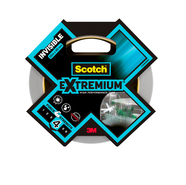 MD_92063 Nastro adesivo Extra resistente - 4,8 cm x 20 m - trasparente - Scotch - immagine 1