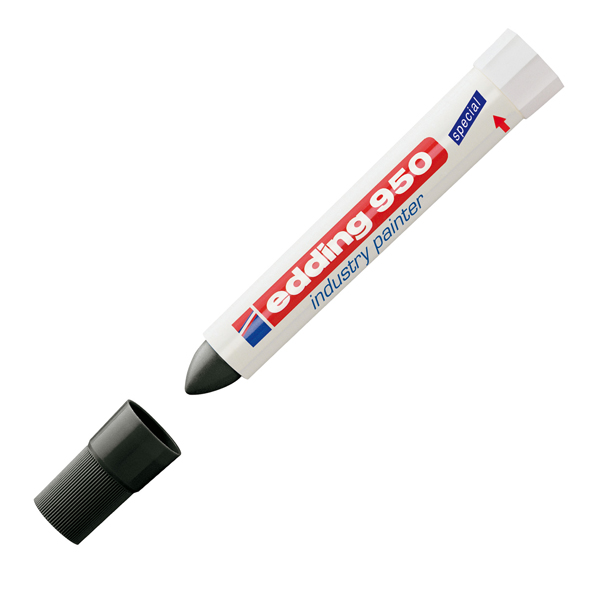 MD_92129 Marcatore a cera 950 - punta tonda - 10 mm - nero - Edding - immagine 1