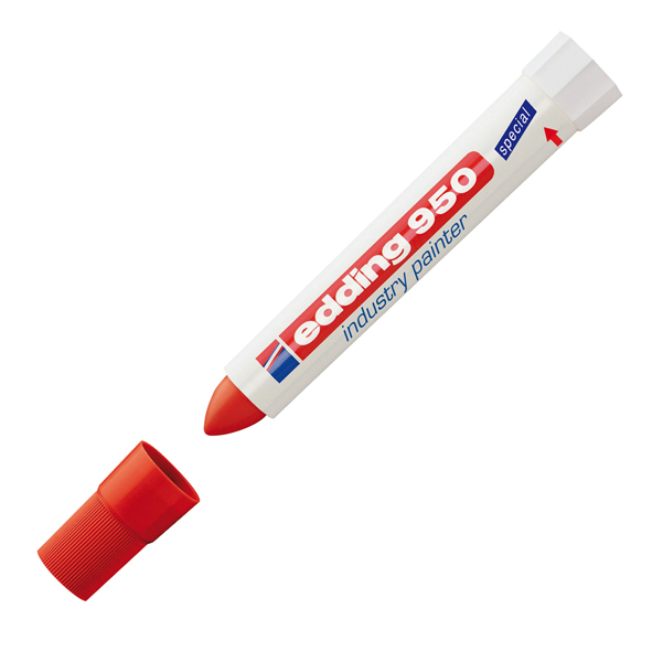 MD_92130 Marcatore a cera 950 - punta tonda - 10 mm - rosso - Edding - immagine 1