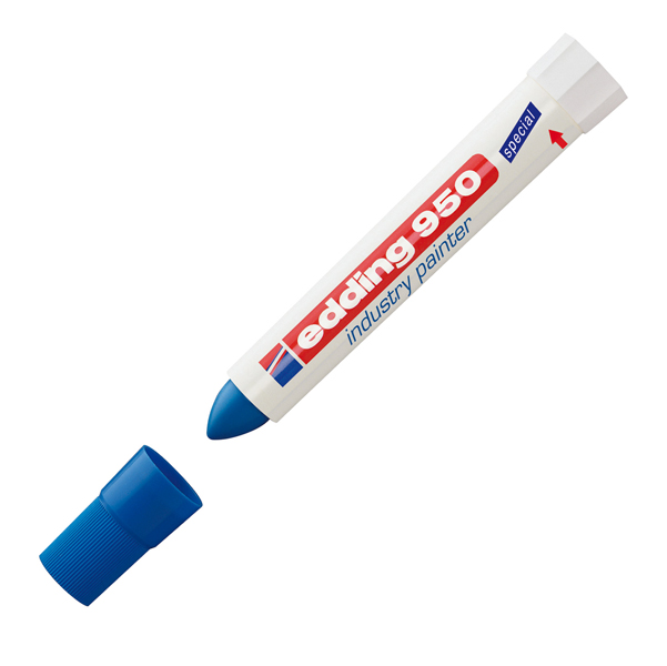MD_92131 Marcatore a cera 950 - punta tonda - 10 mm - blu - Edding - immagine 1