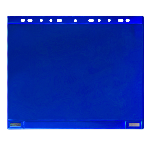 MD_92168 Buste forate - per supporti magnetici ad anelli - A4 - blu - Djois - conf. 5 pezzi - immagine 1