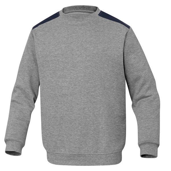 MD_92262 Felpa sportivo Olino - pile - tg. XL - grigio - Deltaplus - immagine 1
