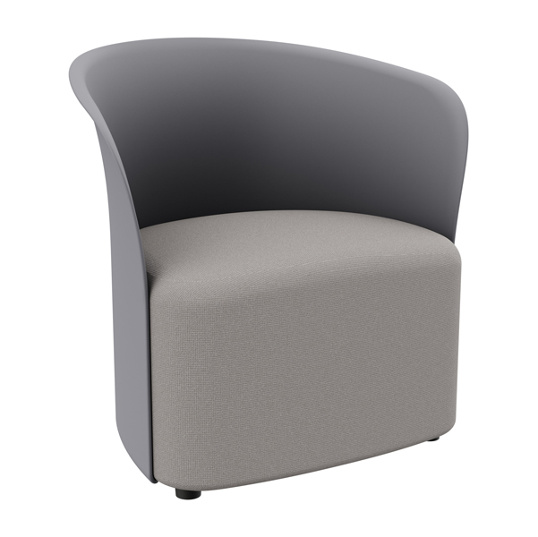 MD_92372 Poltrona Crown - grigio - Paperflow - immagine 1