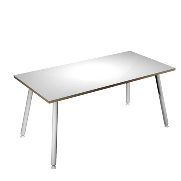 MD_92411 Scrivania Skinny Metal - 180 x 80 x H 74,4 cm - bianco - immagine 1