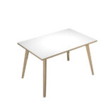 Scrivania Woody - 120 x 80 x H 74,4 cm - rovere / bianco