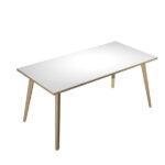Scrivania Woody - 160 x 80 x H 74,4 cm - rovere / bianco