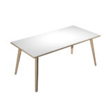 Scrivania Woody - 180 x 80 x H 74,4 cm - rovere / bianco