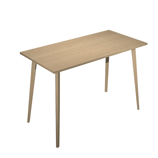 MD_92491 Tavolo alto Woody - 160 x 80 x 105 cm - rovere - immagine 1