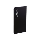 Etichetta adesiva raccolta differenziata - con stampa "CARTA" - 4,5 x 18 cm - vinile - bianco opaco - Medial