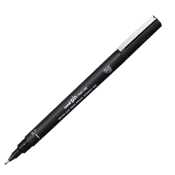 MD_92687 Pin fineliner - punta 0,7 mm - nero - Uni Mitsubishi - immagine 1