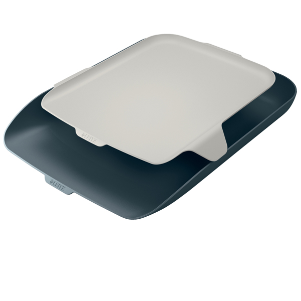 MD_92728 Vaschetta portacorrispondenza - con vassoio organizer Cosy - grigio - Leitz - immagine 1