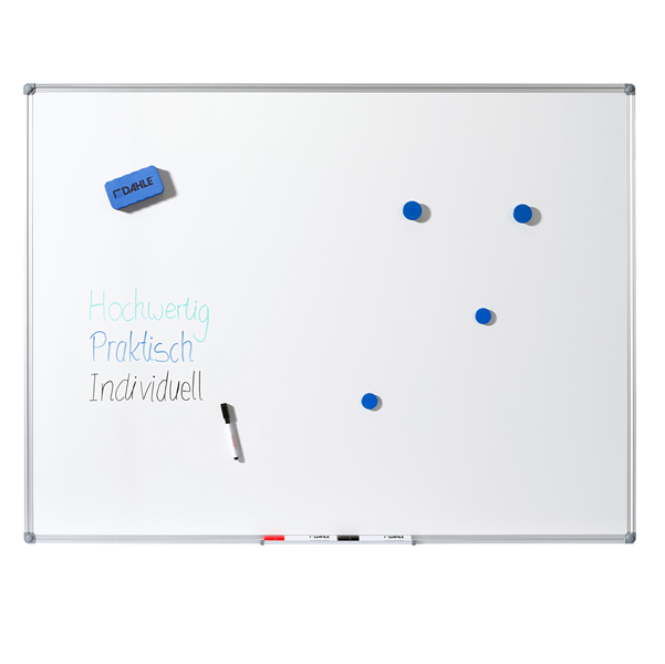 MD_92749 Lavagna bianca Basic - magnetica - 60 x 90 cm - Dahle - immagine 1