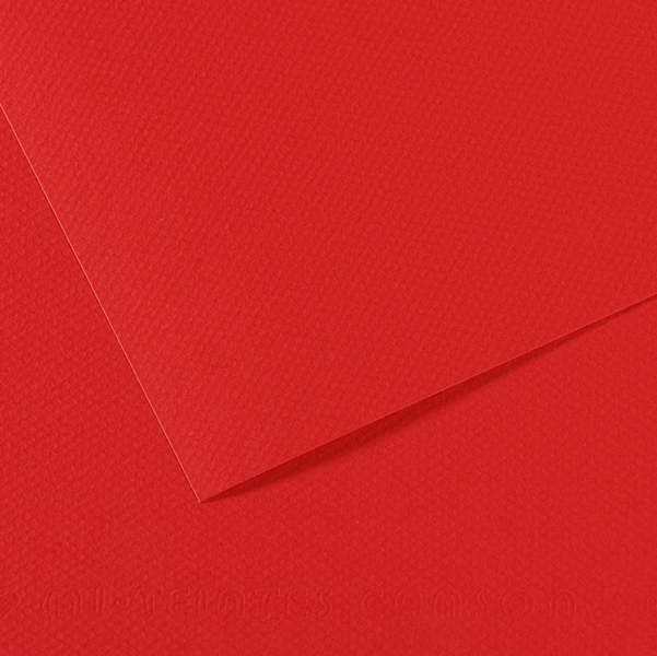 MD_92896 Foglio Mi-Teintes - A4 - 160 gr - rosso vivo - Canson - immagine 1