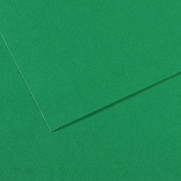 MD_92897 Foglio Mi-Teintes - A4 - 160 gr - verde biliardo - Canson - immagine 1