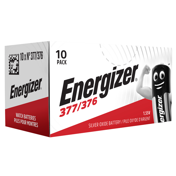 MD_92920 Micropila Watch 377-376 - a pastiglia - ossido argento - Energizer - immagine 1