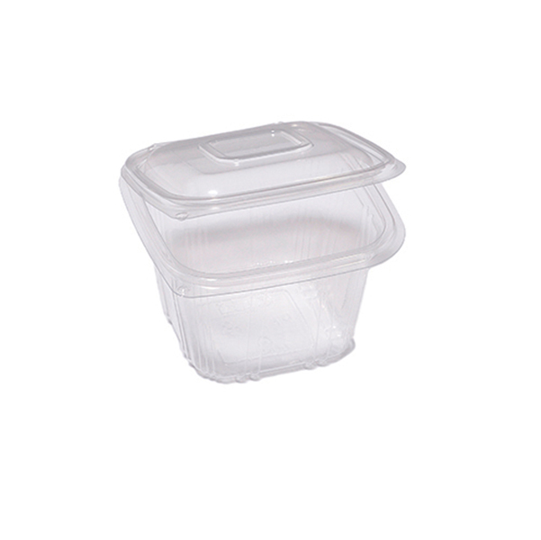MD_93193 Contenitori in PP - con coperchio incernierato - 12 x 12 x 7,5 cm - Europack - pack 50 pezzi - immagine 1