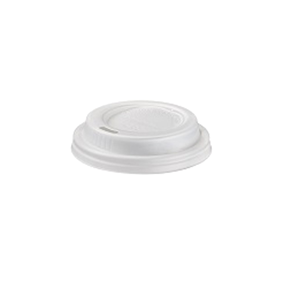 MD_93207 Tappo per bicchiere - in CPLA - bianco - 115 ml - Leone - conf. 1000 pezzi - immagine 1