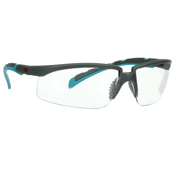 MD_93233 Occhiali di sicurezza Solus 2000 - lenti trasparenti antigraffio - blu - 3M - immagine 1