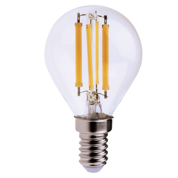 MD_93622 Lampada - Led - minisfera - 6W - E14 - 3000K - luce bianca calda - MKC - immagine 1