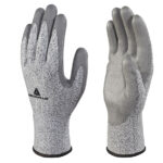 Guanti antitaglio Venicut B04 - maglia tricot econocut - palmo in poliuretano - taglia 10 - grigio - Deltaplus - pack 3 paia