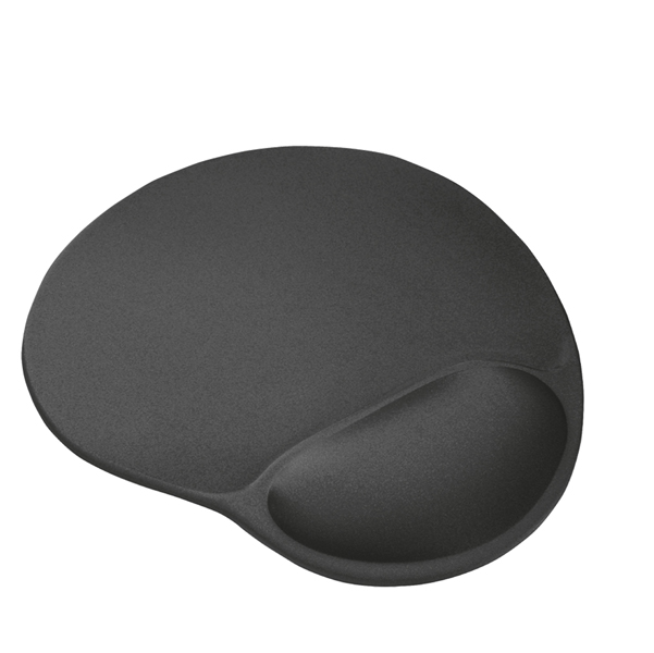 MD_93690 Tappetino mouse BigFoot - nero - Trust - immagine 1