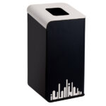 Gettacarte Rubik Evo - per raccolta differenziata - 80 L - bianco - Medial