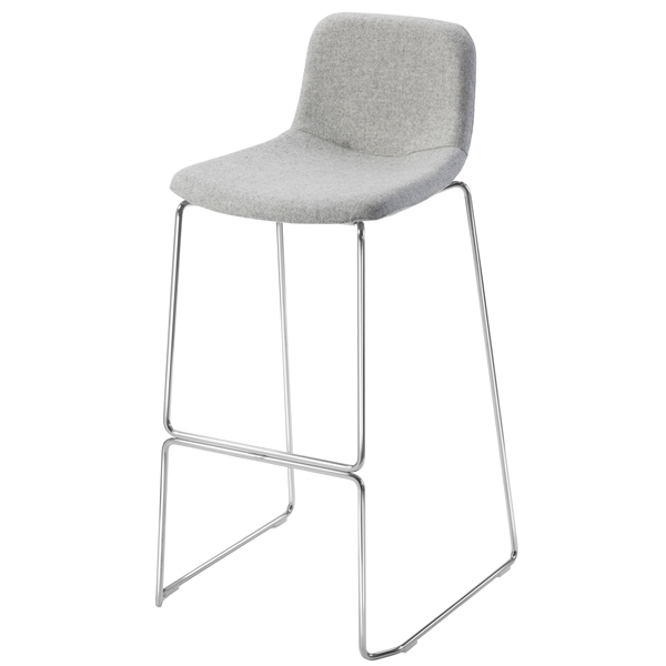 MD_93898 Sgabello Tosca TOS - senza braccioli - grigio chiaro - Unisit - immagine 1