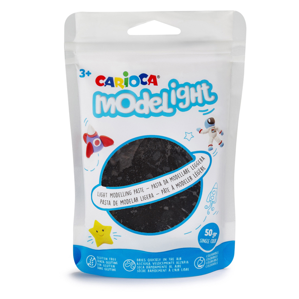 MD_93966 Pasta Model Light - 50 gr - nero - Carioca - immagine 1