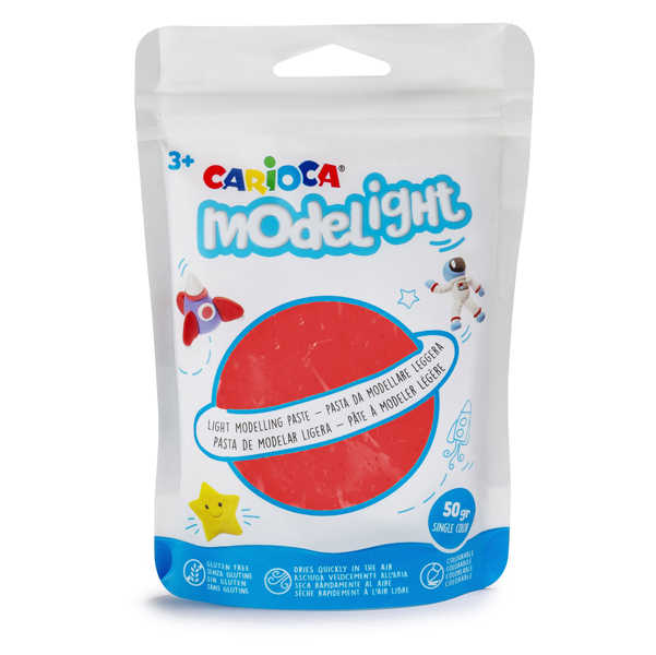 MD_93967 Pasta Model Light - 50 gr - rosso - Carioca - immagine 1