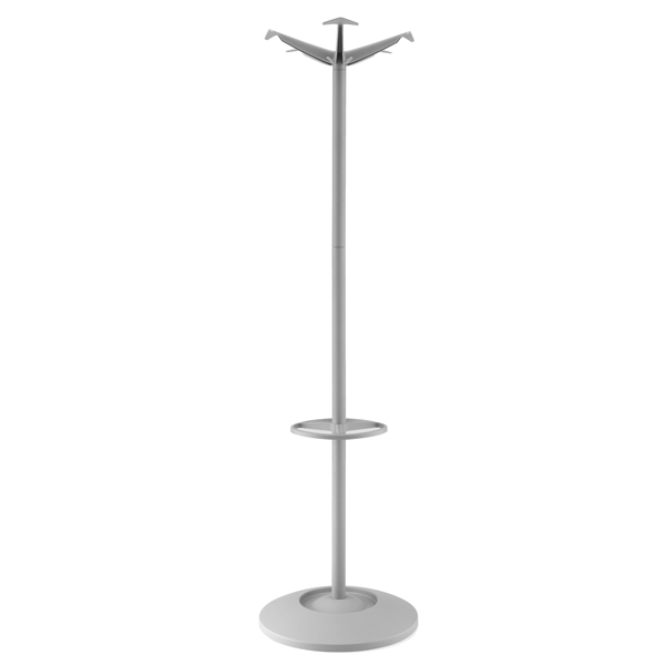 MD_93989 Appendiabiti Stelo - 40 x 173 cm - metallo - grigio - Unisit - immagine 1