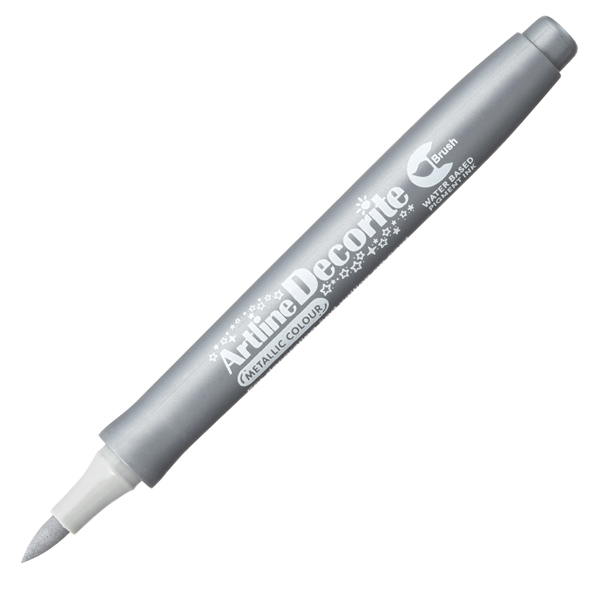 MD_94014 Marcatore Decorite - punta pennello - argento - Artline - immagine 1