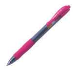 Roller gel a scatto G-2+ - punta 0,7mm - rosa - Pilot