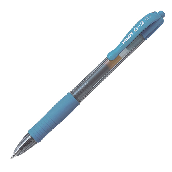 MD_94022 Roller gel a scatto G-2 - punta 0,7mm - celeste - Pilot - immagine 1