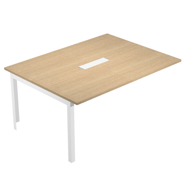 MD_94066 Allungo tavolo riunione Woody - 160 x 120 x 72,5 cm - piano rovere - immagine 1